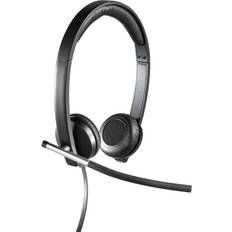 Logitech On-Ear Cuffie Logitech H650e Auricolare Cablato A Padiglione Ufficio USB Tipo A Nero Argento 981-000519