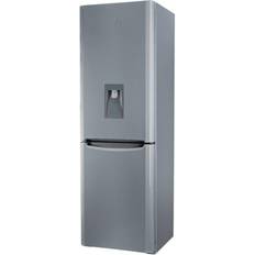 60 cm - Freestanding Fridge Freezers Indesit BIAA13SIWD Silver Silver