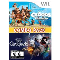 Nintendo Wii Games Double Pack (The Croods: Prehistoric Party + Rise of the Guardians) (Wii)