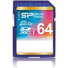 Silicon Power 64 GB Hukommelseskort Silicon Power Elite SDXC UHS-I 64GB