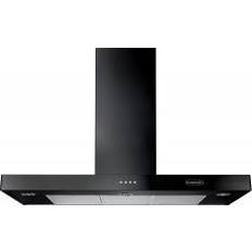 110cm - Black - Wall Mounted Extractor Fans Rangemaster Flat Hood 110cm, Black