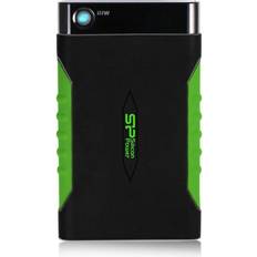 Silicon Power HDD Kiintolevyt Silicon Power Armor A15 Green Ulkoiset kovalevyt 1TB musta