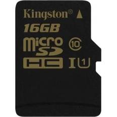 Memory Cards & USB Flash Drives Kingston MicroSDHC UHS-I U1 16GB