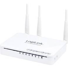 LogiLink WL0143 Dual-band 2.4 GHz / 5 GHz 128-bit WEP 64-bit WEP TKIP WDS WPA WPA WPA2 IEEE 802.11n Gigabit Ethernet Bianco