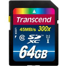 64 Go - SDHC Cartes mémoire Transcend SDHC Premium 45MB/s 64GB