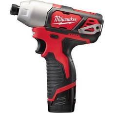 Milwaukee Battery Hammer Drills Milwaukee M12 BID-202C 2x2.0Ah