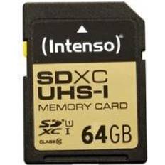 64 Go Cartes mémoire Intenso Carte SDXC Premium 64 GB Class 10, UHS-I