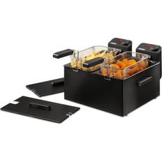 Princess 183028-01 Double Black Fryer Freidora 2x3L 2x1800W