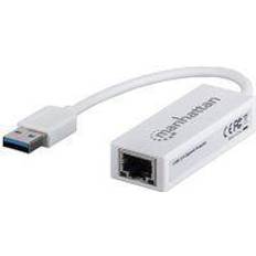 Usb 3.0 ethernet Manhattan Gigabit Ethernet Adapter Netwerkadapter 1 GBit/s USB 3.2 Gen 1 (USB 3.0)