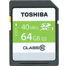 Toshiba Hukommelseskort & USB Stik Toshiba SDXC UHS-I U1 40MB/s 64GB