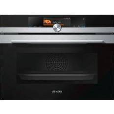 Siemens CM678G4S1 Rustfri stål, Sort
