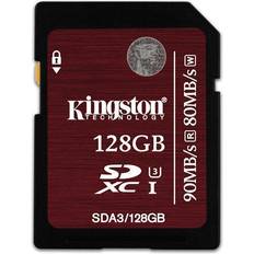 Kingston 128 GB - SDXC - U3 Hukommelseskort Kingston SDXC UHS-I U3 90MB/s 128GB