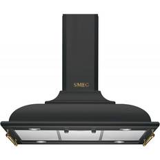 Smeg Campana Extractora Colgante Libre Campanas extractoras Smeg KCI19AOE 90cm, Negro