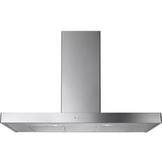 Rangemaster Flat Hood 90cm, Stainless Steel, Black