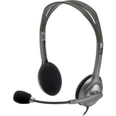 Ear headset Logitech H111 For EDU Wired 3.5mm Stereo Computer On Ear Headset Graphite