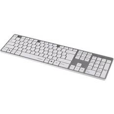 Hama Rossano Clavier USB Blanc Argent