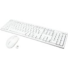 PS/2 Teclados LogiLink ID0104 Teclado USB Alemán Blanco