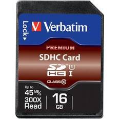 Verbatim SDHC (Class 10) Up to 45MB/Sec