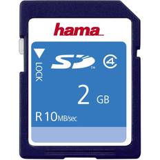 SD Tarjetas de Memoria & Memorias USB Hama Highspeed Securedigital Card 2 Gb Memoria Flash