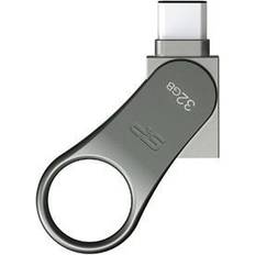 Minnekort & minnepenner Silicon Power Mobile C80 32GB USB 3.0/USB-C