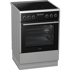 Gorenje 230 V - 60cm Glaskeramikspisar Gorenje EC647A21XV Rostfritt stål