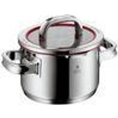 Edelstahl - Mit Deckel Nudeltöpfe WMF Function 4 High Casserole mit Klappe 3.9 L 24 cm