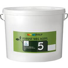 Hvide - Vægmaling Dyrup 5 Robust Acrylic (6205) Loftmaling, Vægmaling Hvid 10L