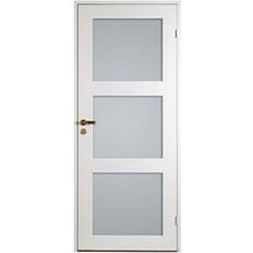 Frostat glas - Vit Innerdörrar Diplomat Contur 3-Spegel Innerdörr Frostat glas H (72.5x204cm)