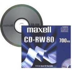 Cd rw skivor Maxell CD-RW 700MB 52x Jewelcase 10-Pack