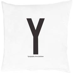 Design Letters Y Pillow Case Black/White (60x50cm)