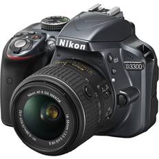 Nikon Reflex D3300 Capteur CMOS 24.2 Mégapixels Ecran 3" Vidéo Full HD Noir