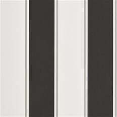 Ralph Lauren Home Tapete Mapleton Stripe Carbon nero/bianco