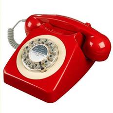 Landline Phones Wild & Wolf 746 Red
