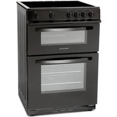 Montpellier Ceramic Cookers Montpellier MDC600FK Black, Silver, White