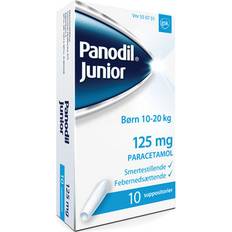 Panodil Panodil Junior 125mg 10 stk Stikpiller