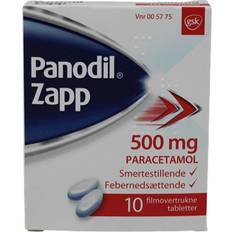 Panodil 500mg Panodil Zapp 500mg 10 stk Tablet