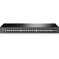 52 Interruttori TP-Link JetStream TL-SG3452 Gigabit Ethernet 48 Porte Gigabit L2 Managed Switch 10/100/1000 1U Nero