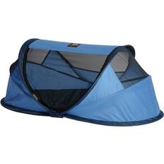 Deryan Cunas de viaje Deryan Cuna De Viaje Desplegable Peuter Luxe Con Mosquitera Azul