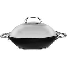 Sans PTFE Poêles Wok Circulon Infinite Non Stick avec couvercle 36 cm