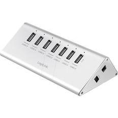 7 in 1 usb hub LogiLink UA0225 7 Ports USB 2.0 + 1 Charge Rapide