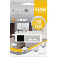 Schede di Memoria & Chiavette USB Xlyne ALU Chiavetta USB 16 GB Alluminio 177557-2 USB 2.0