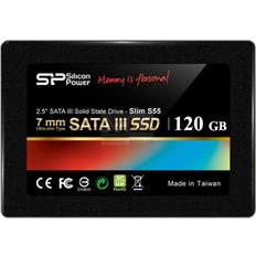 Hårddisk Silicon Power Slim S55 SP120GBSS3S55S25 120GB