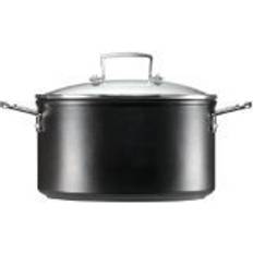 Le Creuset Toughened Non-Stick djup med lock 3.8 L 20 cm