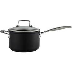 Le Creuset Aluminium Kastruller Le Creuset Toughened Non-Stick med lock 1.8 L 16 cm