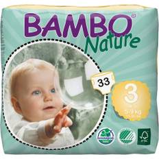 5.0 kg Pañales Bambo Nature Diaper Size 3 5-9kg 33pcs