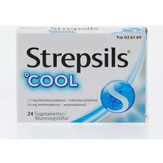 Levomenthol Receptfria läkemedel Strepsils Cool 1.2mg 24 st Sugtablett