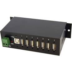 StarTech ST7200USBM 7 Port USB 3.0 Hub - Rugged - Black Metal