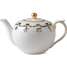 Christmas Teapots Royal Copenhagen Star Fluted Christmas Teapot 0.37gal