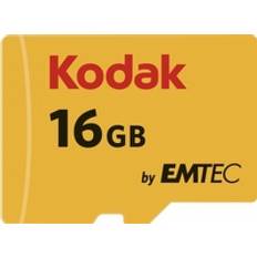 Tarjetas de Memoria & Memorias USB Kodak Emtec microSDHC 16GB memoria flash Clase 10 UHS-I