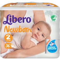 Libero Pañales Libero Bandeja de recién nacido gratis 2 36Pcs 6332